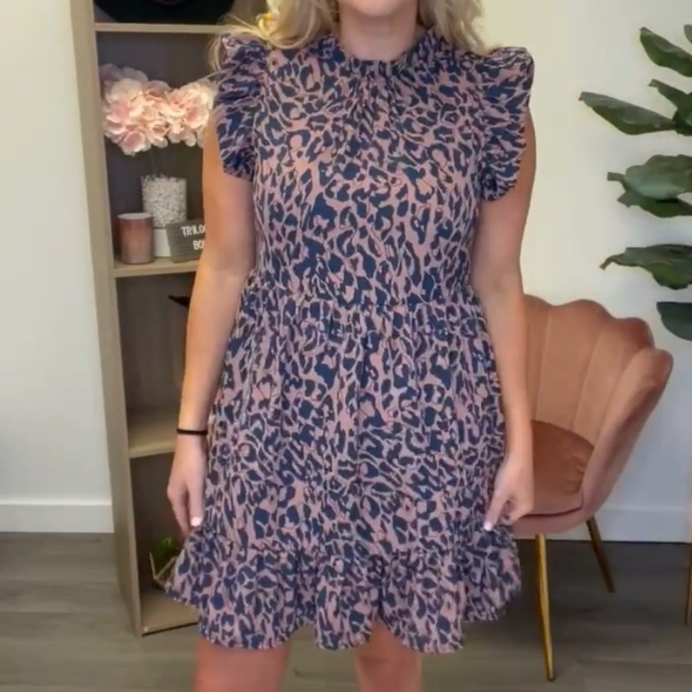 NWT | animal print dress